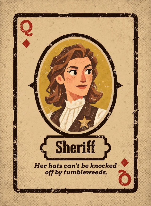 Sheriff character card